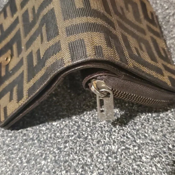 Fendi Zucca Monogram Compact Zippy Wallet - Picture 7 of 15